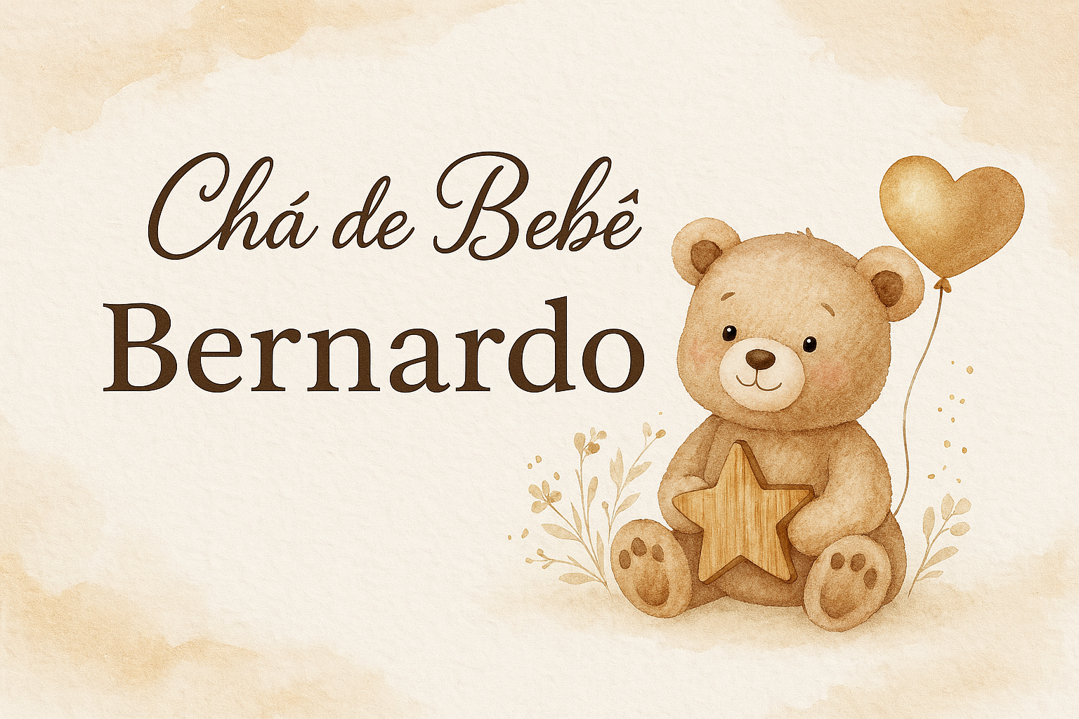 Convite Chá de Bebê
